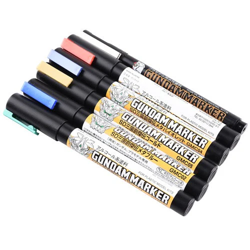 Mr Hobby (Gunze) GMS100C Gundam Marker Sangoku Soketsuden Set - Image 3