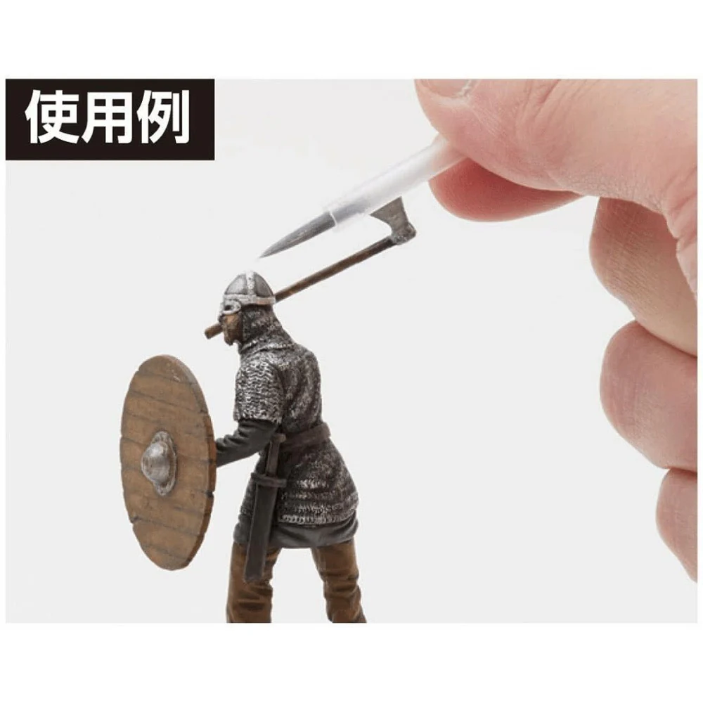 Mr Hobby (Gunze) GT117 Mr Cement Fine Brush Set 10pc - Image 4