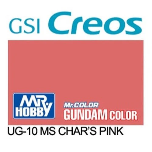 Mr Hobby (Gunze) UG10 Mr Color Gundam Color Character Pink Lacqeur Paint 10ml - Image 2