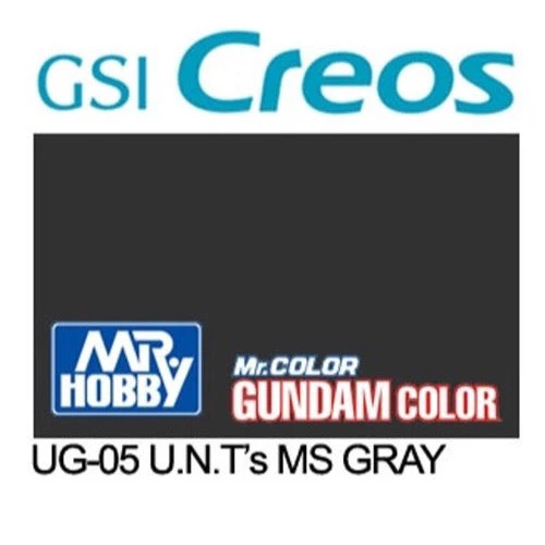 Mr Hobby (Gunze) UG05 Mr Color Gundam Color Federal Grey Lacqeur Paint 10ml - Image 2