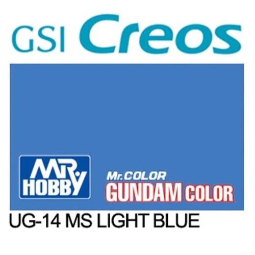 Mr Hobby (Gunze) UG14 Mr Color Gundam Color Light Blue Lacqeur Paint 10ml - Image 2