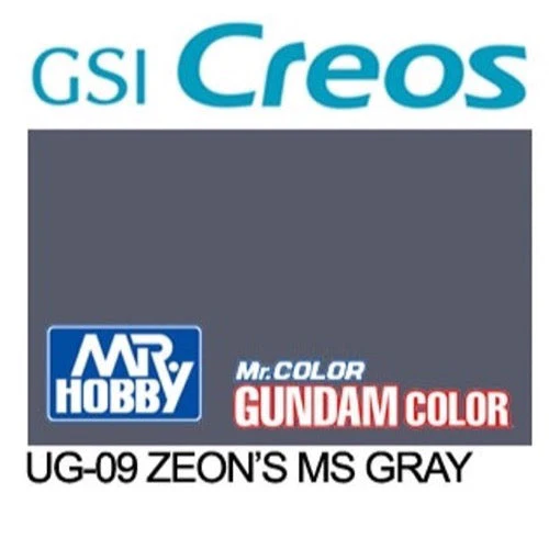 Mr Hobby (Gunze) UG09 Mr Color Gundam Color Zeon Grey Lacqeur Paint 10ml - Image 2