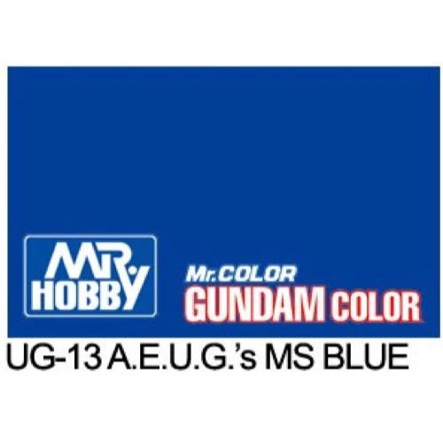 Mr Hobby (Gunze) UG13 Mr Color Gundam Color Zeta Blue Lacqeur Paint 10ml - Image 2