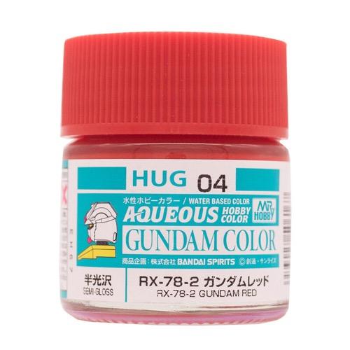 Mr Hobby (Gunze) HUG04 Aqueous Gundam Color Gundam Red Acylic Paint 10ml