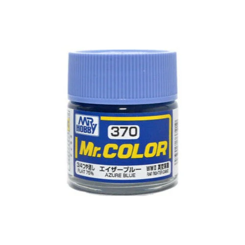 Mr Hobby (Gunze) C370 Mr Color Azure Blue Lacquer Paint 10ml