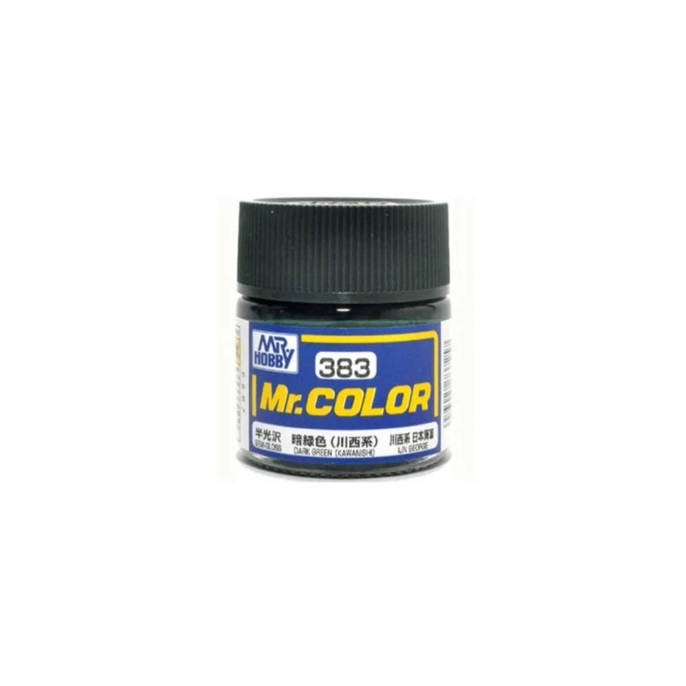 Mr Hobby (Gunze) C383 Mr Color Dark Green Kawanishi Lacquer Paint 10ml