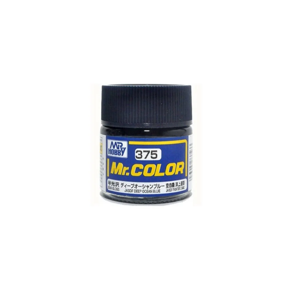Mr Hobby (Gunze) C375 Mr Color Deep Ocean Blue Lacquer Paint 10ml