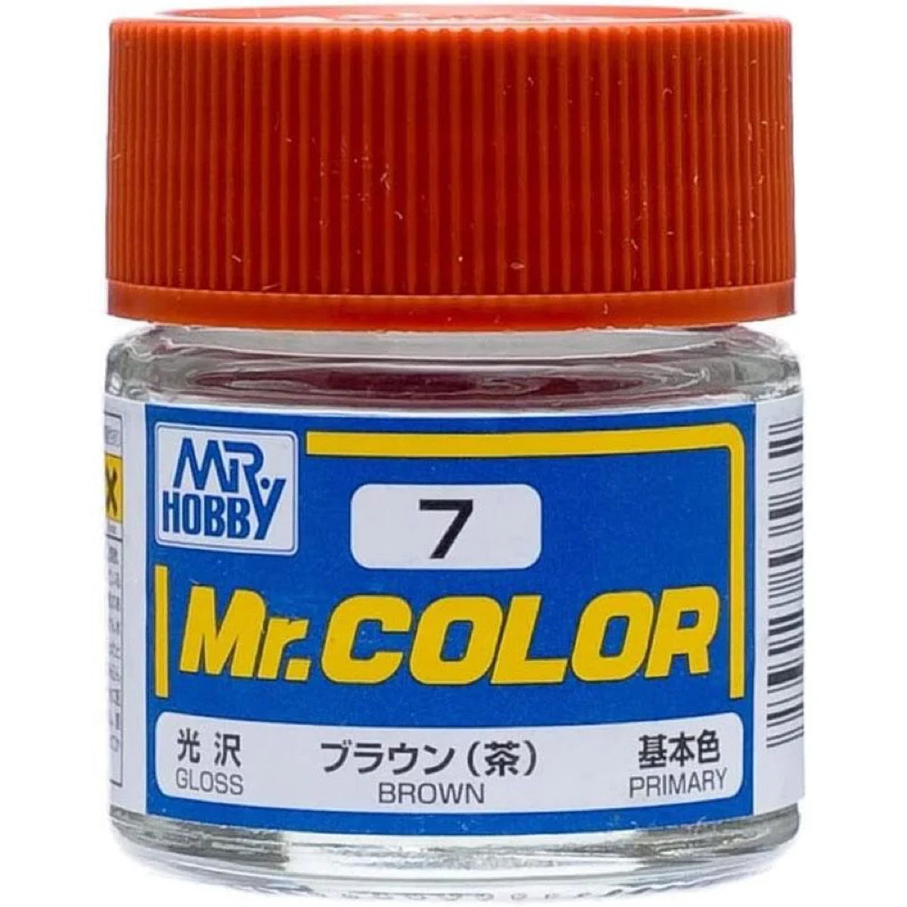 Mr Hobby (Gunze) C007 Mr Color Gloss Brown Lacquer Paint 10ml