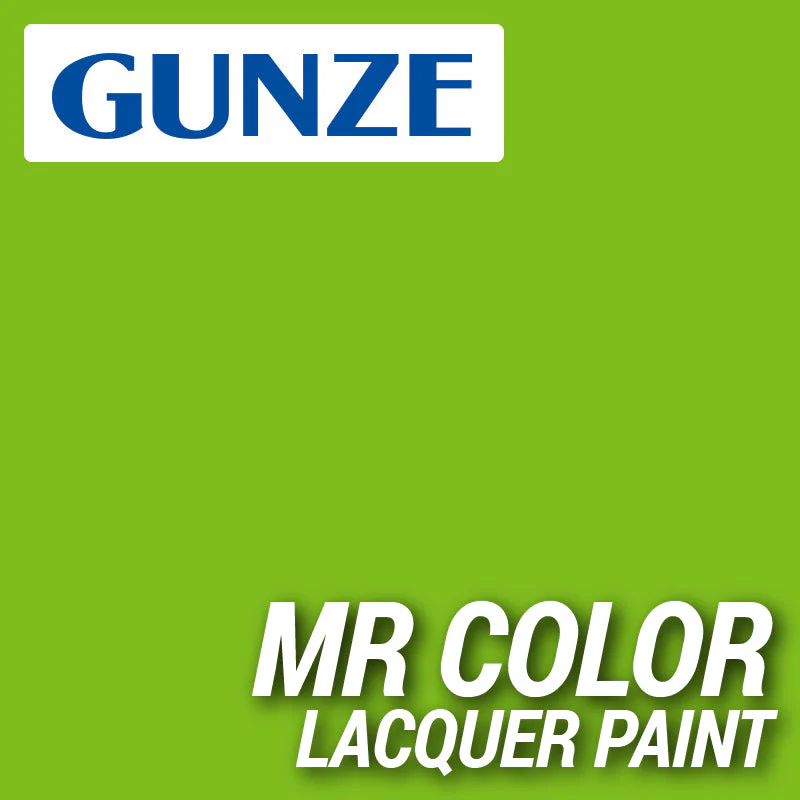 Mr Hobby (Gunze) C064 Mr Color Gloss Yellow Green Lacquer Paint 10ml - Image 2