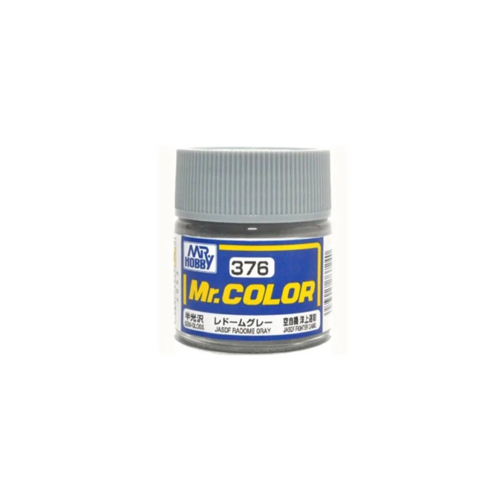 Mr Hobby (Gunze) C376 Mr Color JASDF Radome Gray Lacquer Paint 10ml