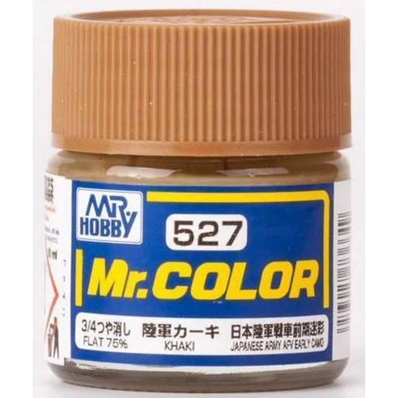 Mr Hobby (Gunze) C527 Mr Color Khaki Lacquer Paint 10ml - Image 2