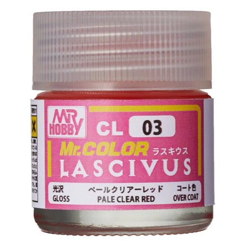 Mr Hobby (Gunze) CL03 Mr Color Lascivus Clear Red Lacquer Paint 10ml