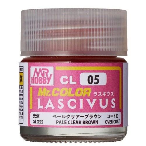 Mr Hobby (Gunze) CL05 Mr Color Lascivus Pale Clear Brown Lacquer Paint 10ml