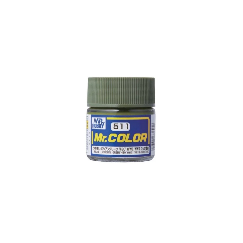 Mr Hobby (Gunze) C511 Mr Color Russian Green 4BO Lacquer Paint 10ml