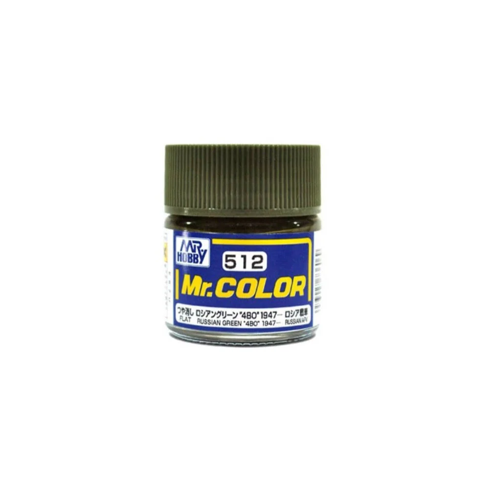 Mr Hobby (Gunze) C512 Mr Color Russian Green 4BO 1947- Lacquer Paint 10ml