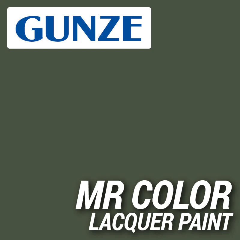 Mr Hobby (Gunze) C012 Mr Color Semi Gloss Olive Drab 1 Lacquer Paint 10ml - Image 2