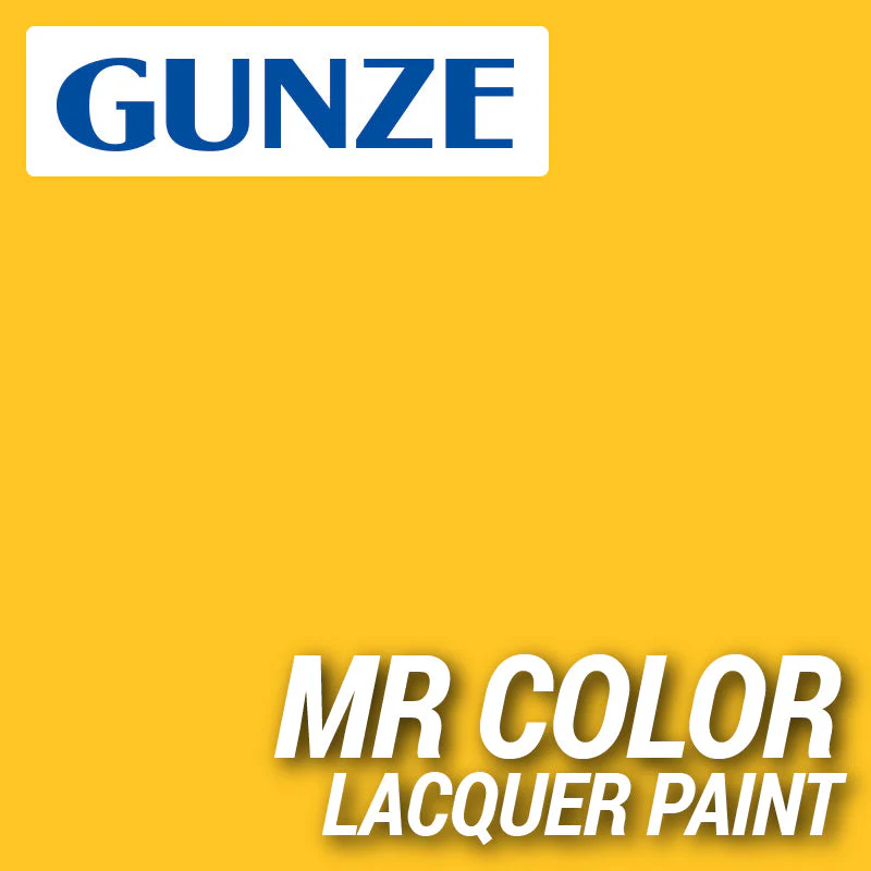 Mr Hobby (Gunze) C058 Mr Color Semi Gloss Orange Yellow Lacquer Paint 10ml - Image 2