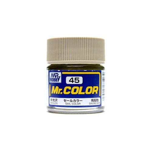 Mr Hobby (Gunze) C045 Mr Color Semi Gloss Sail Color Lacquer Paint 10ml