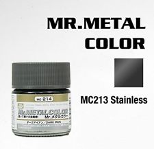 Mr Hobby (Gunze) MC213 Mr Metal Stainless Steel Lacquer Paint 10ml - Image 2