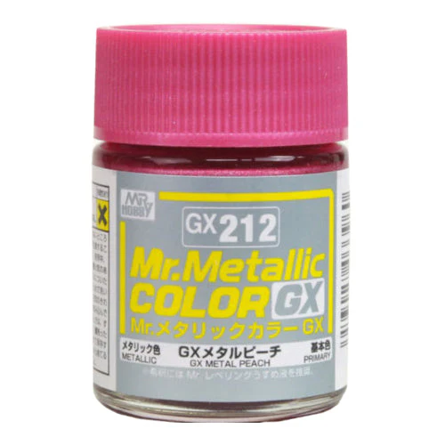 Mr Hobby (Gunze) GX212 Mr Metallic Color GX Peach Lacquer Paint 18ml