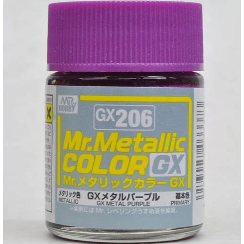 Mr Hobby (Gunze) GX206 Mr Metallic Color GX Purple Lacquer Paint 18ml