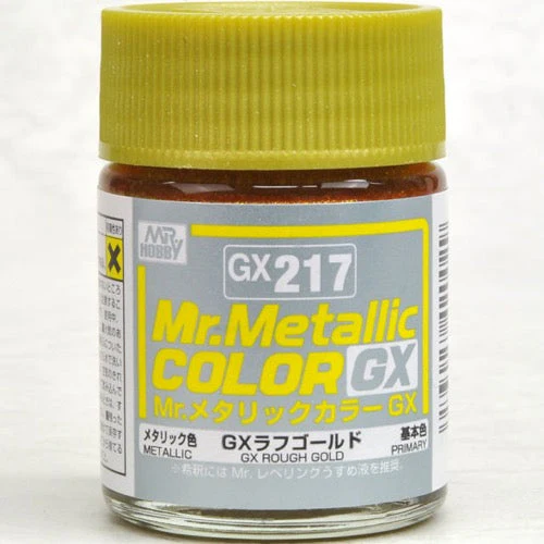 Mr Hobby (Gunze) GX217 Mr Metallic Color GX Rough Gold Lacqeur Paint 18ml