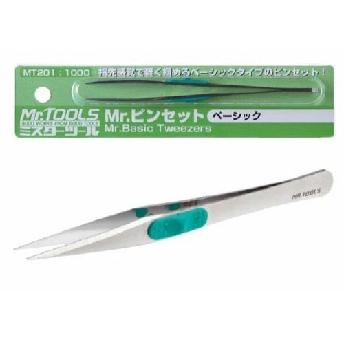 Mr Hobby (Gunze) MT201 Mr Straight Precision Tweezers