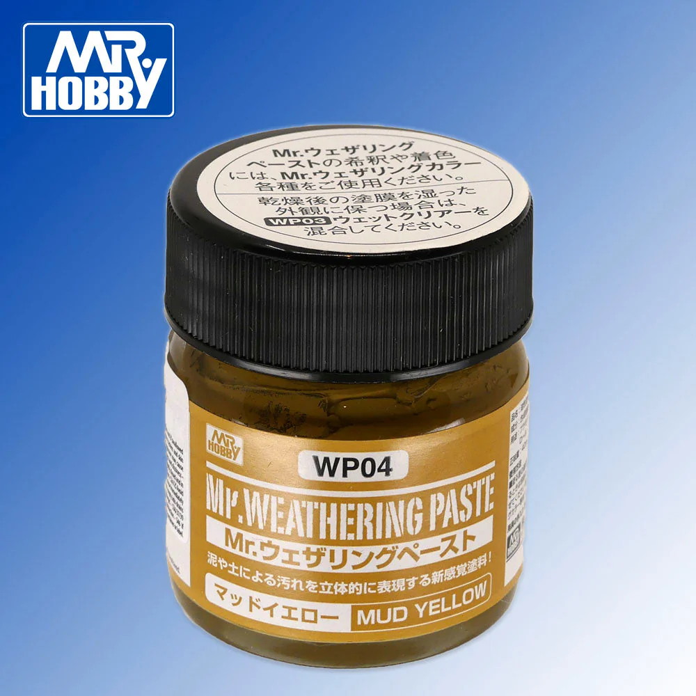 Mr Hobby (Gunze) WP04 Mr Weathering Paste Mud Yellow 40ml - Image 2