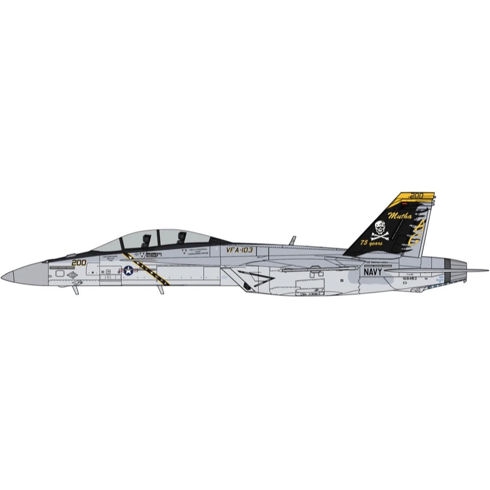 Hasegawa 07552 1/48 F/A-18F Super Hornet "VFA-103 Jolly Rogers 75th Anniversary - Image 6