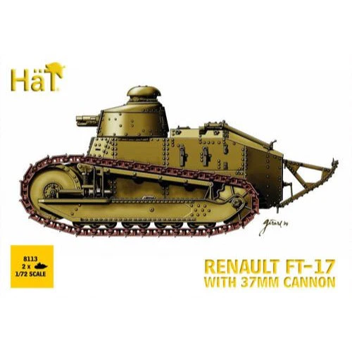 HAT 8113 1/72 FT-17 Renault With 37mm Cannon
