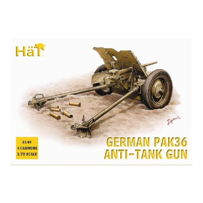 HAT 8149 1/72 WWII German PaK36 Anti-Tank Guns
