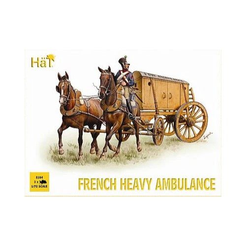 HAT 8104 1/72 Napoleonic French Heavy Ambulance 3pc
