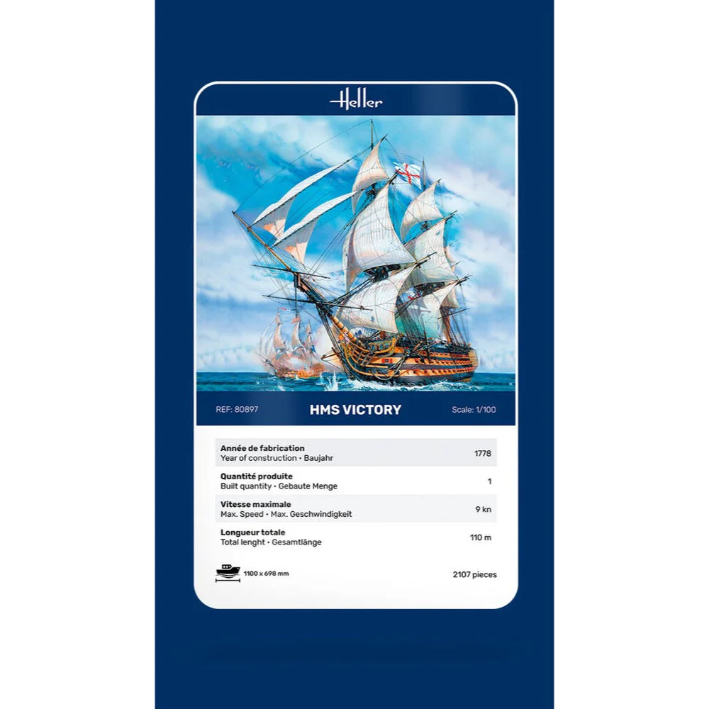 Heller 80897 1/100 HMS Victory - Image 14