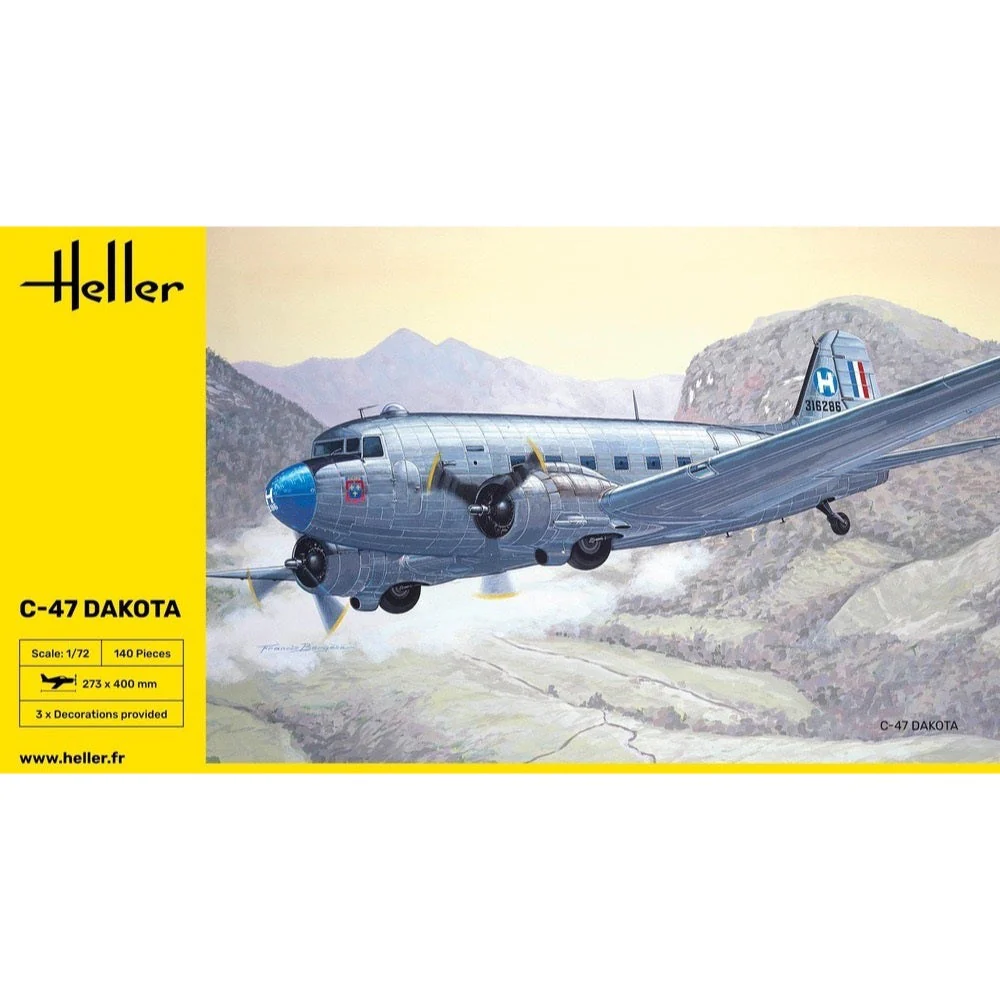 Heller HLL30372 1/72 C-47 Dakota - Image 3