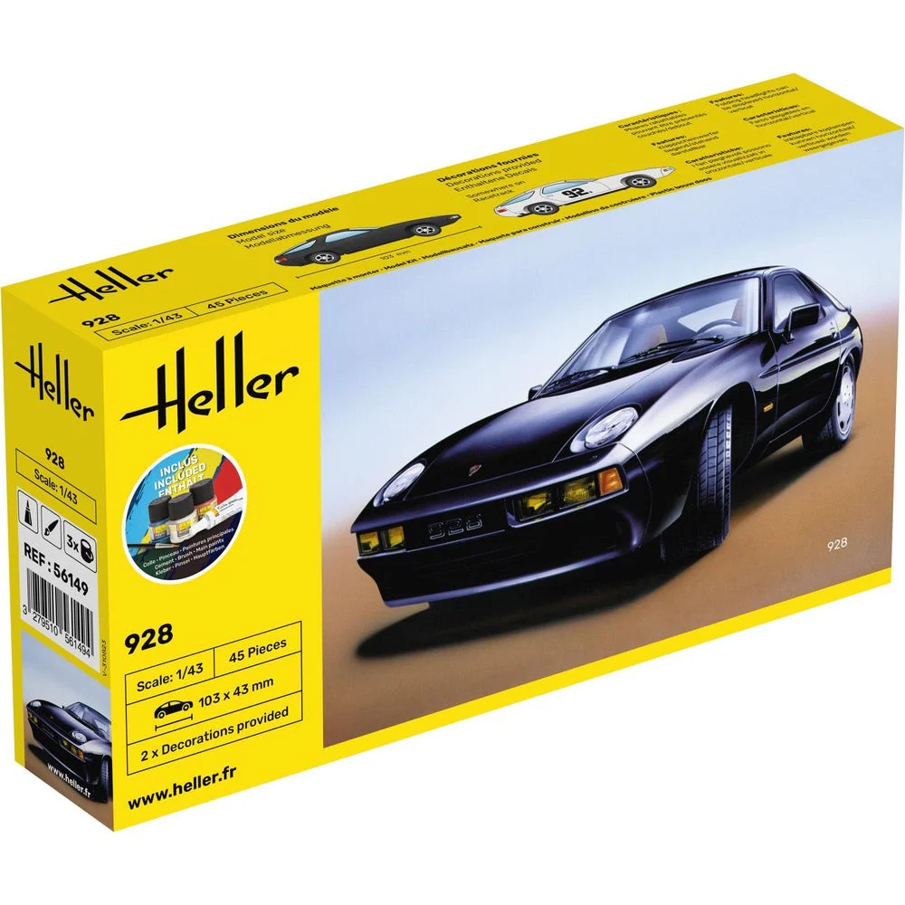 Heller HLL56149 1/43 Porsche 928 Starter Kit