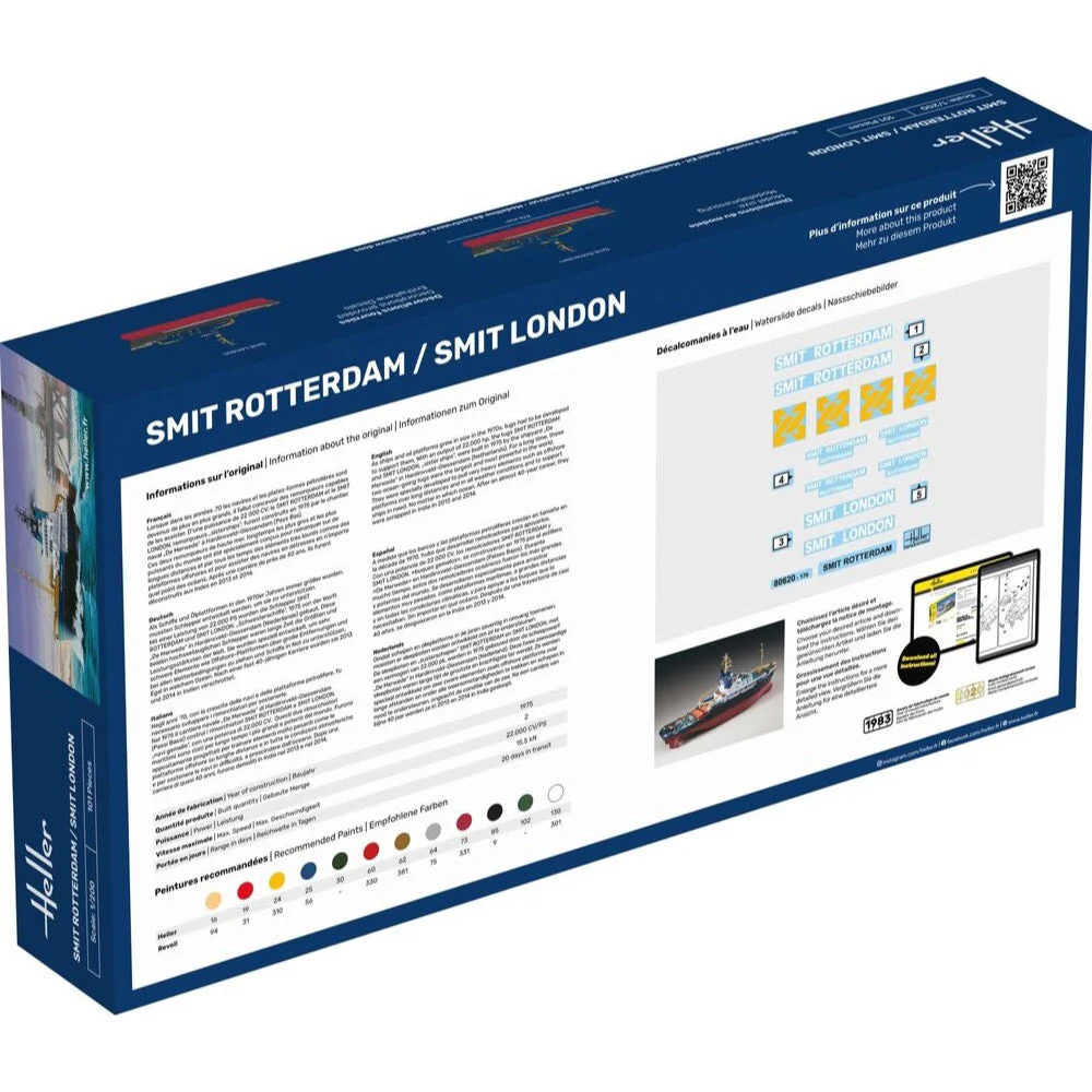 Heller HLL56620 1/200 Smit Rotterdam/London Starter Kit - Image 2