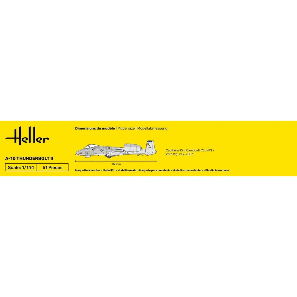 Heller HLL79912 1/144 A-10 Thunderbolt II - Image 3