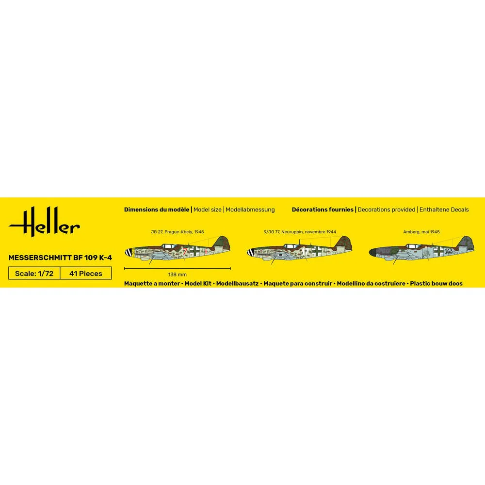 Heller HLL80229 1/72 Messerschmitt Bf 109 K-4 - Image 4