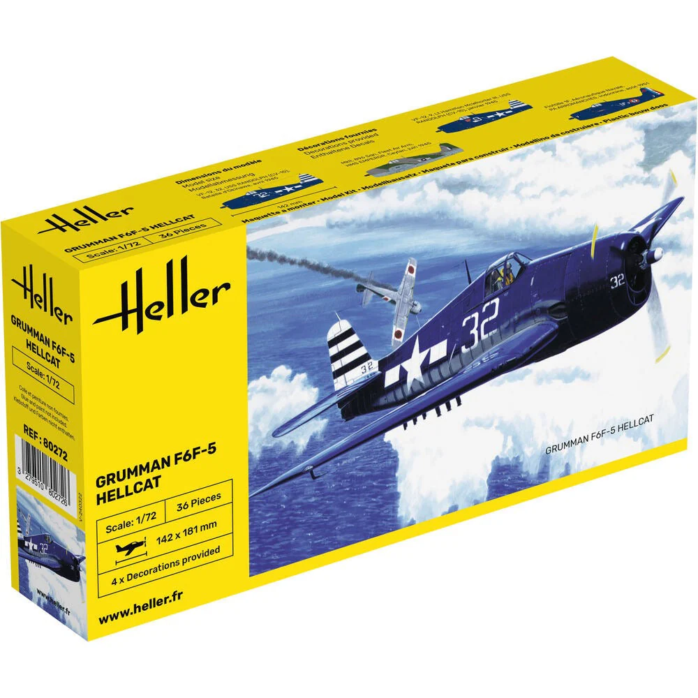 Heller HLL80272 1/72 Grumman F6F Hellcat