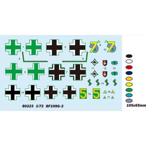 Hobby Boss 80223 1/72 Messerschmitt BF-109-G2 - Image 3