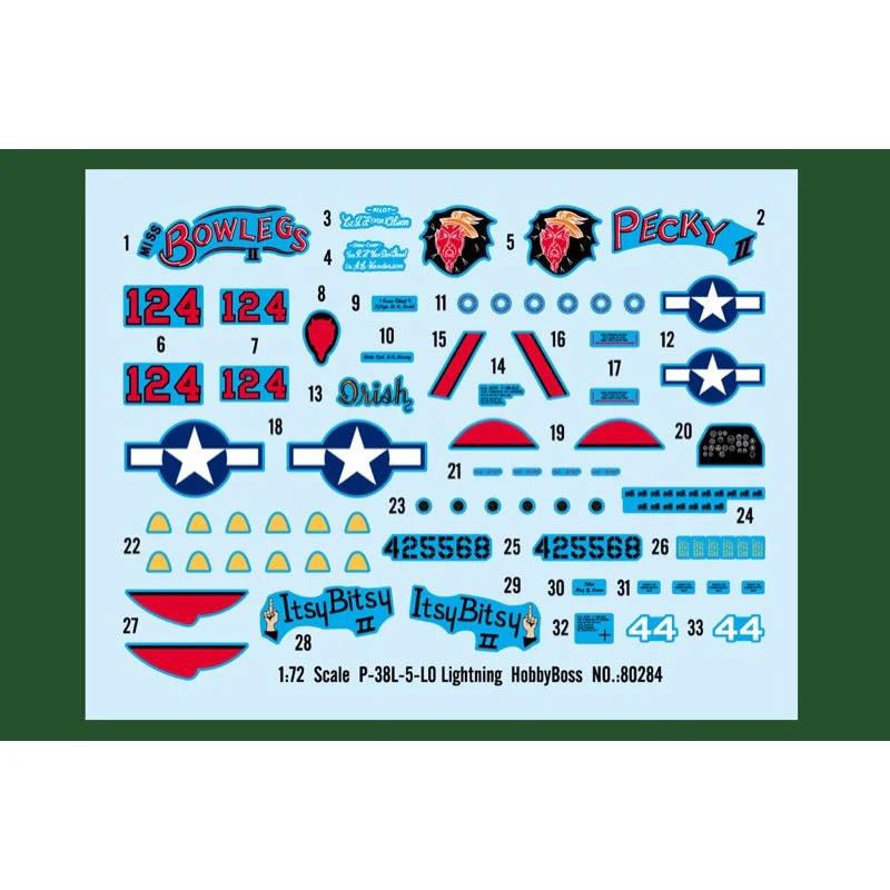Hobby Boss 80284 1/72 P-38L-5-LO Lightning - Image 2