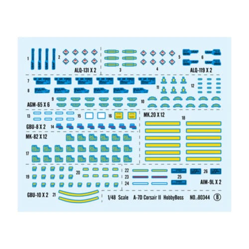 Hobby Boss 80344 1/48 A-7D Corsair II - Image 5