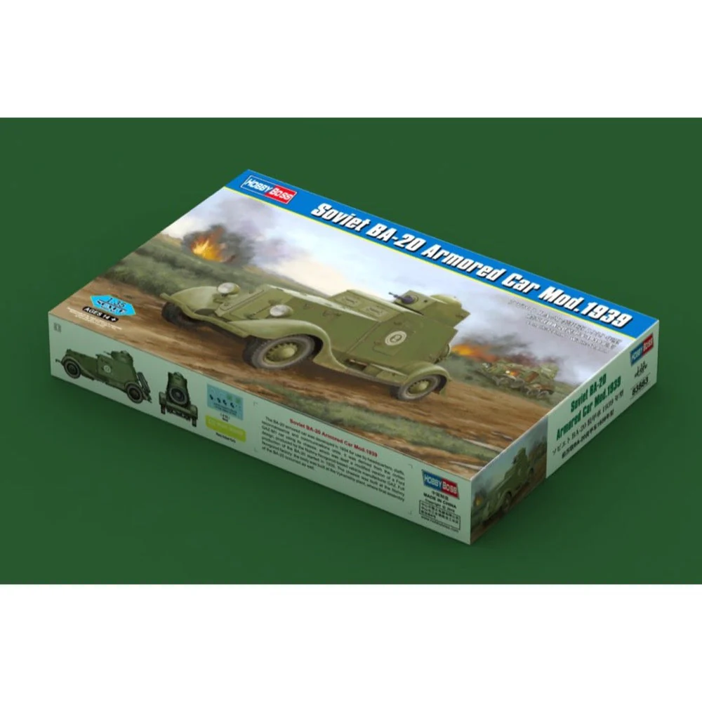 Hobby Boss 83883 1/35 Soviet BA-20 Armored Car Mod.1939 - Image 2