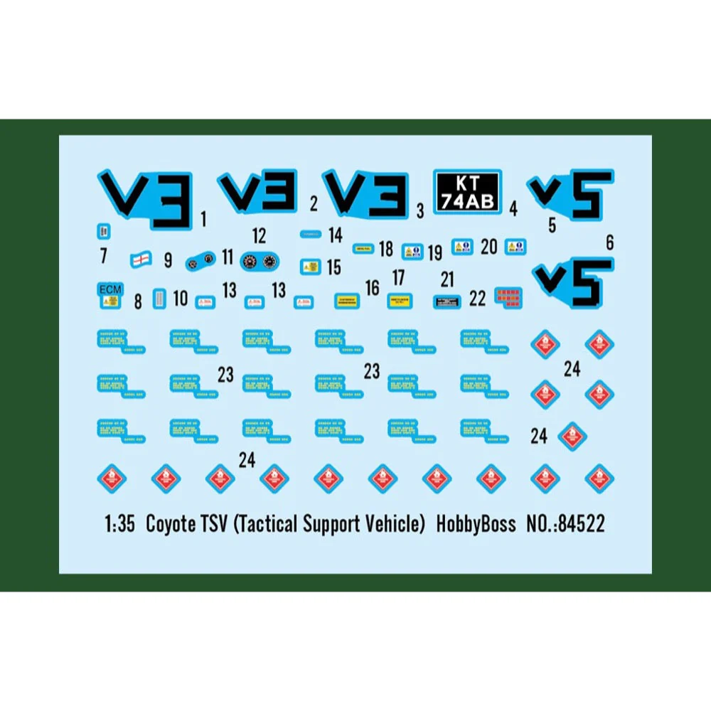 Hobby Boss 84522 1/35 Coyote TSV Tactical Support Vehicle - Image 4