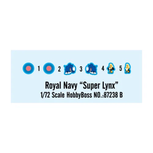 Hobby Boss 87238 1/72 R/Navy Westland Super Lynx - Image 4