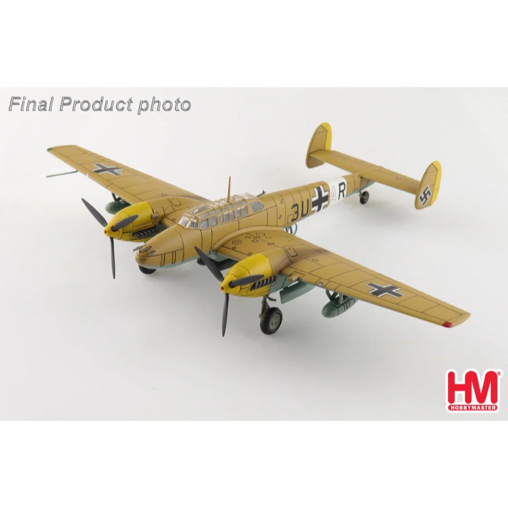 Hobby Master 1817 1/72 BF 110E-2 3U+AR 7./ZG 26 Italy 1941 special weathered version