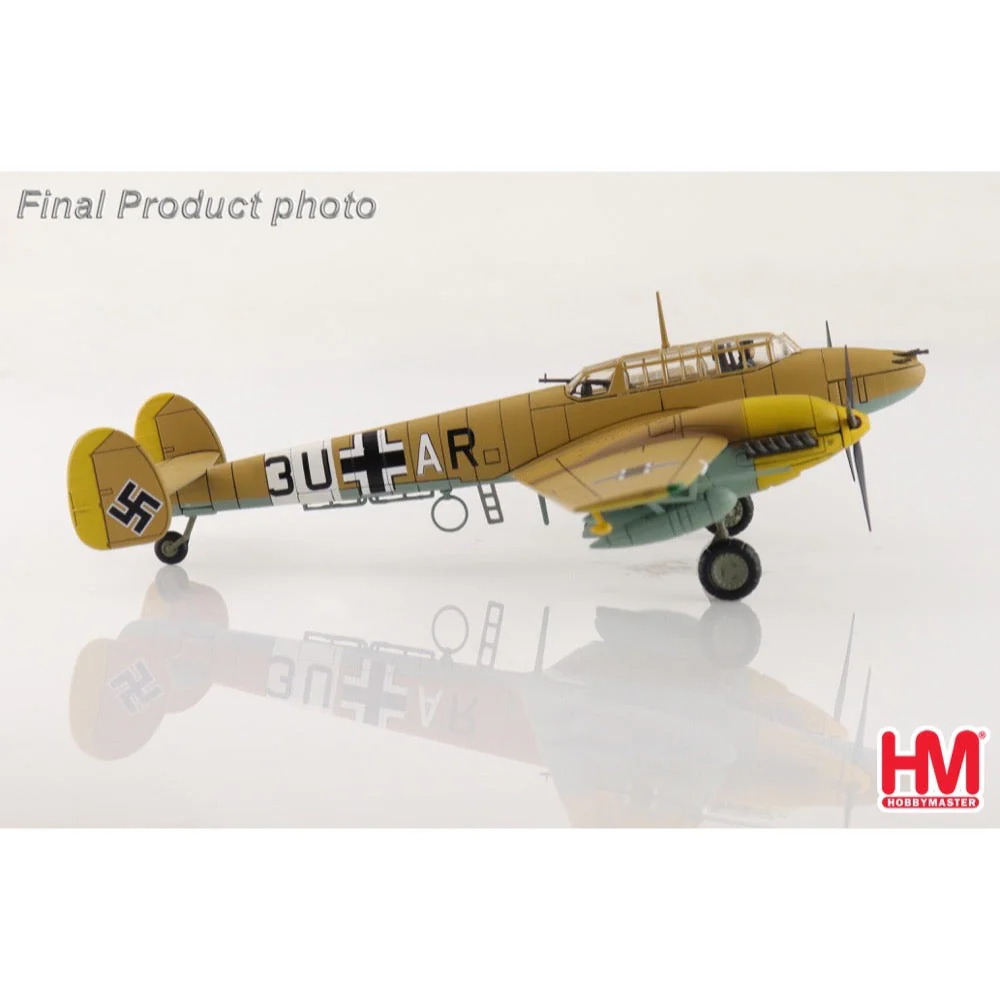 Hobby Master 1817 1/72 BF 110E-2 3U+AR 7./ZG 26 Italy 1941 special weathered version - Image 3