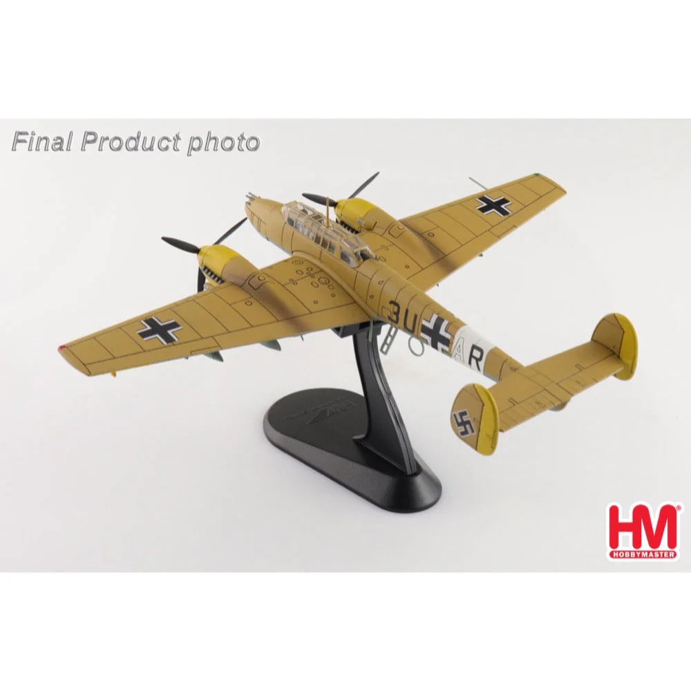 Hobby Master 1817 1/72 BF 110E-2 3U+AR 7./ZG 26 Italy 1941 special weathered version - Image 7