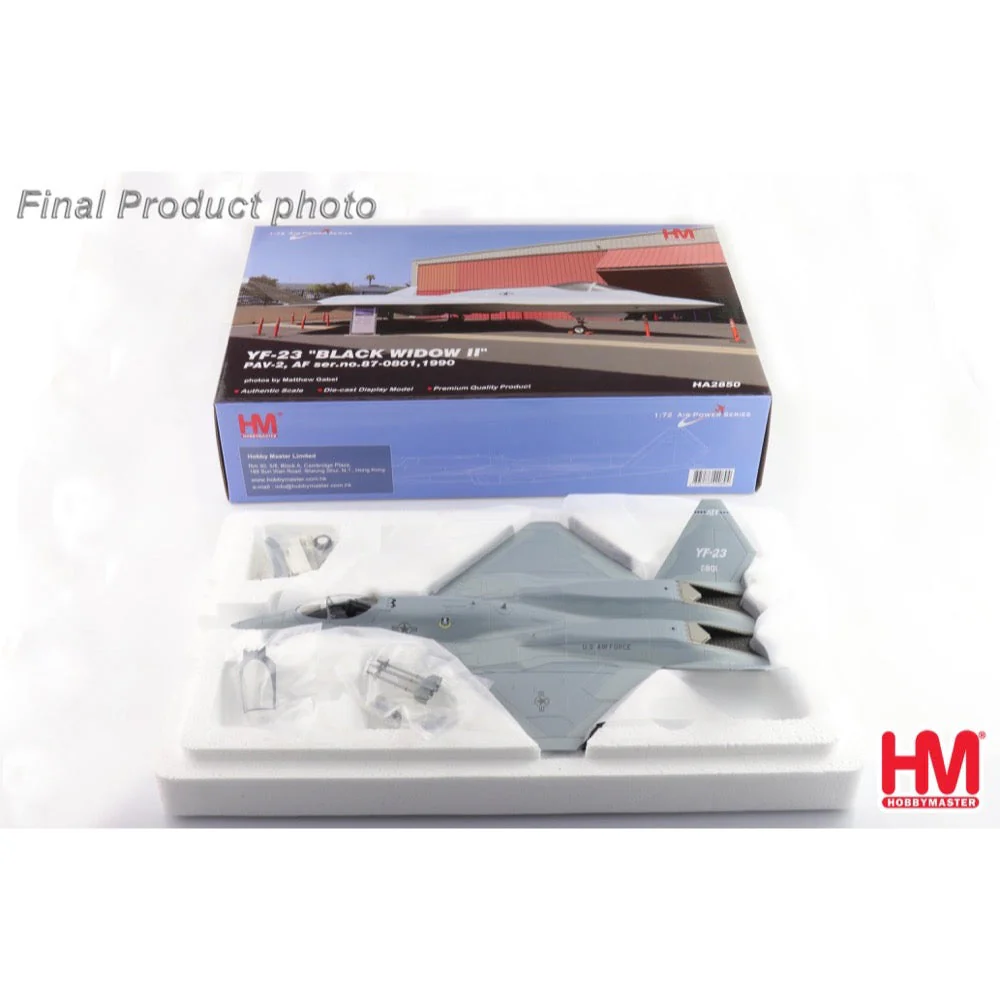 Hobby Master 2850 1/72 YF-23 Gray Ghost PAV-2, AF ser.no.87-0801,1990 with 3 xAIM-120,2 xAIM-9 - Image 8