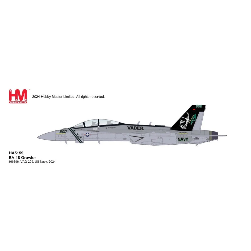 Hobby Master 5159 1/72 EA-18 Growler 166896, VAQ-209, US Navy, 2024 - Image 10